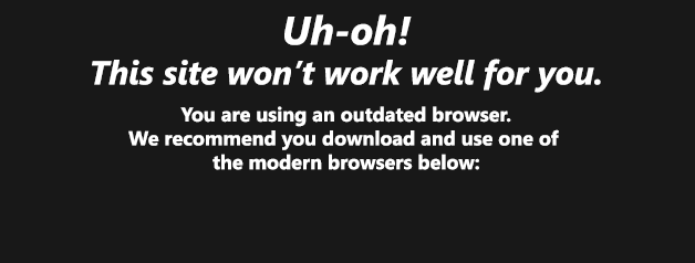 This site is for modern browsers.